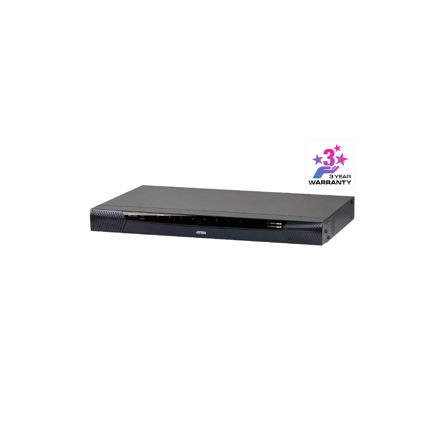 ATEN | 1-Local/1-Remote Access 8-Port Cat 5 KVM over IP Switch with Virtual Media (1920 x 1200) | KN1108VA-AX-E