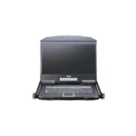 ATEN | 16-Port Short Depth PS/2-USB VGA Single Rail WideScreen LCD KVM Switch | CL3116NX-ATA-AE