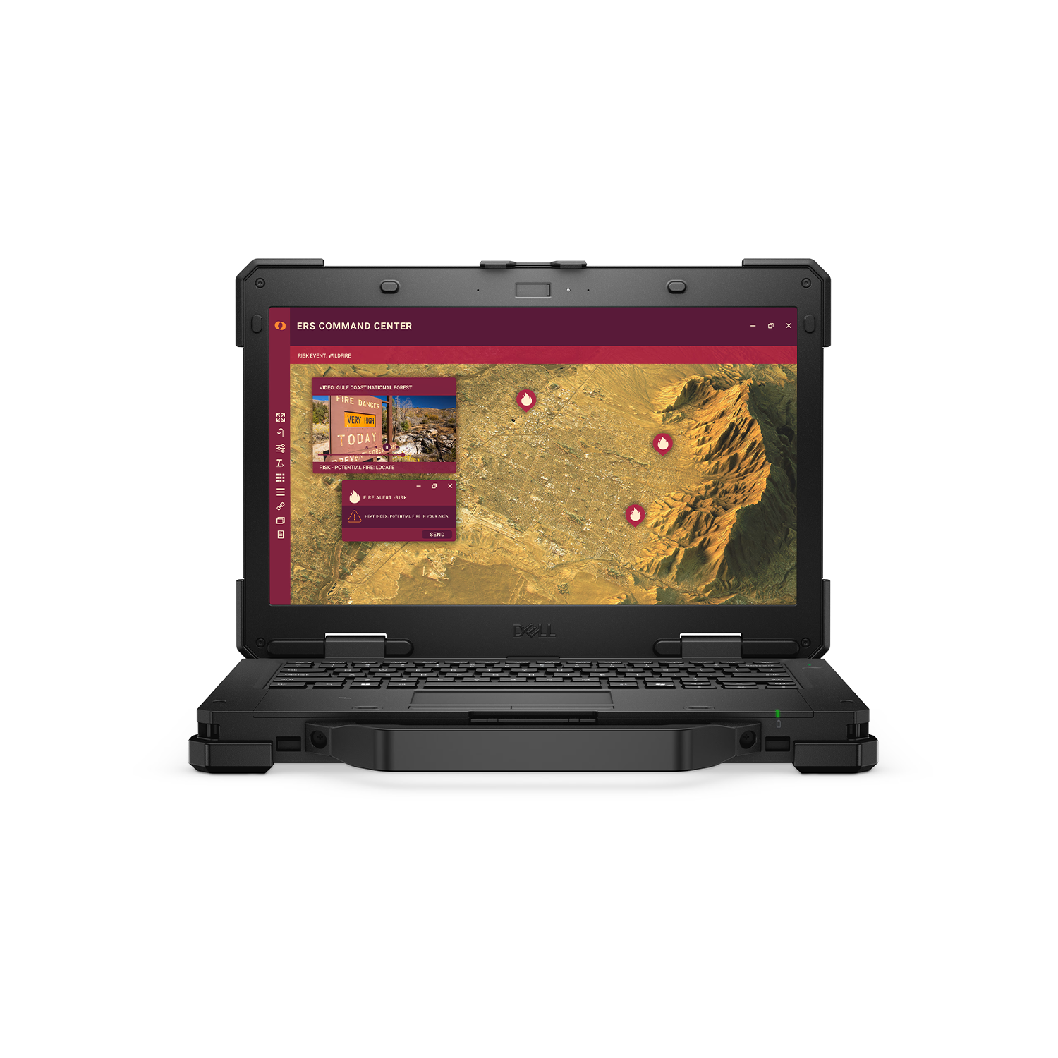 Dell Pro Rugged 13 Laptop | Intel Core Ultra 7 165H | 32GB | 2TB | 13.3” Touch, FHD | Windows 11 Pro | 3 Year