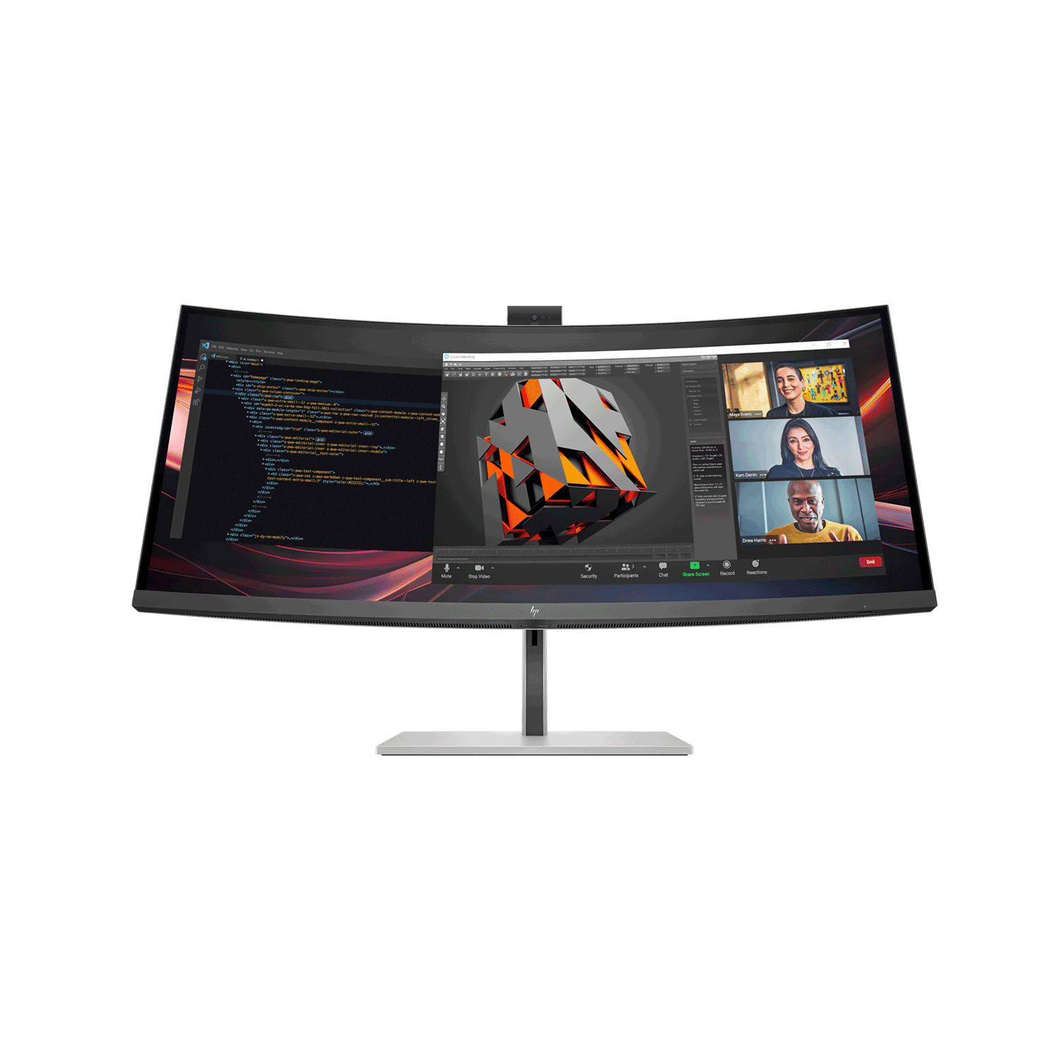 HP Series 7 Pro 34 inch WQHD Conferencing Monitor – 734pm | 3 YEARS | 8K157AA
