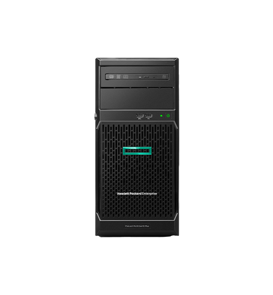 HPE ProLiant ML30 G10 Plus Server LFF | Intel Xeon E-2314 | 2*HPE 960GB |16 GB | 350 W | 3 Year | P44718-421