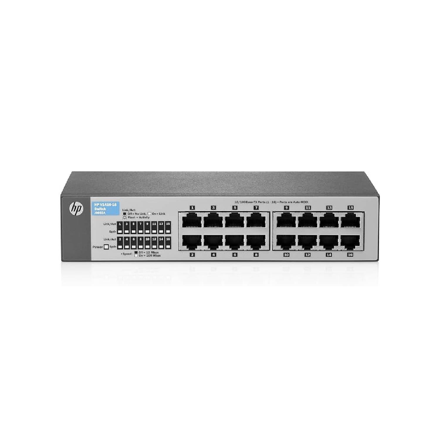 HP 1410-24 Unmanaged Ethernet Switch | EEPROM | 2 MB | 2 Year | J9662A