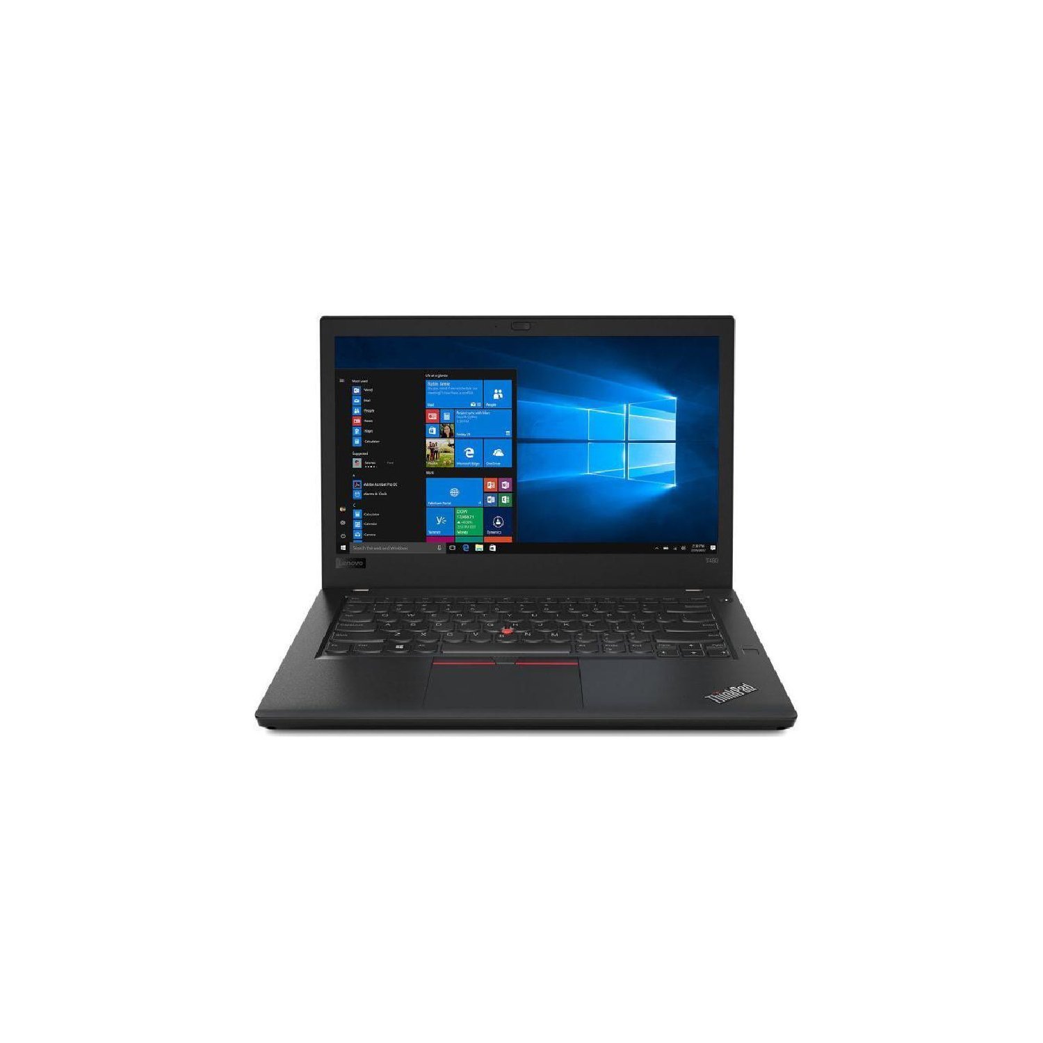 Lenovo T14s Gen 2 Laptop, Intel Core i7-1165G7 Processor, 16 GB Memory, 1 TB SSD, Intel Iris Xe Graphics,14.0” FHD IPS Display, Windows 10 Pro | 20WM0088AD
