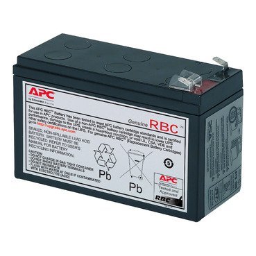 APC Replacement Battery Cartridge |  VRLA battery | 9Ah | 12VDC | 2 Year | RBC17