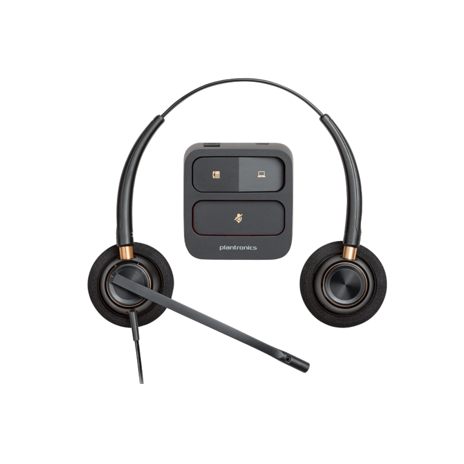 Poly EncorePro 520 Binaural Headset + Quick Disconnect (783P7AA)