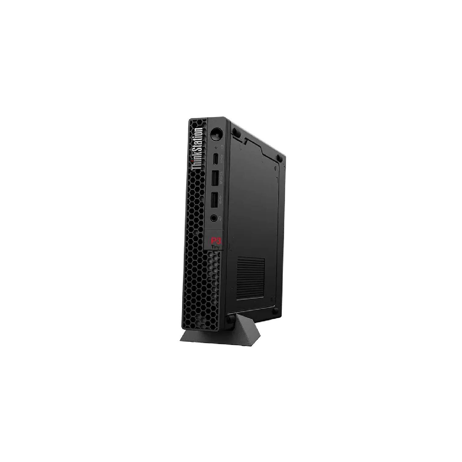 Lenovo ThinkStation P3 Tiny Tower Workstation  i7-13700T | 4GB NVIDIA T400 | 16 GB | 512GB SSD | Win11 Pro | 3Year | 30H0002HAX