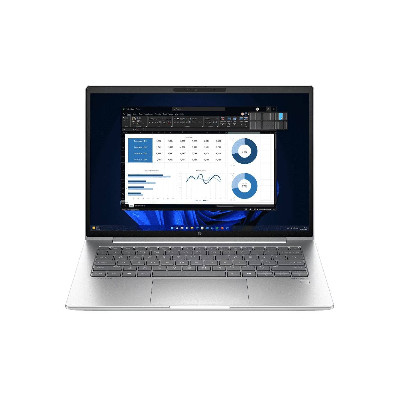 HP ProBook 450 G10 Notebook | Intel® Core™ i7-1355U | Intel® Graphics | 16 GB | 512 GB | 15.6″ FHD | Free DOS | 1 Years
