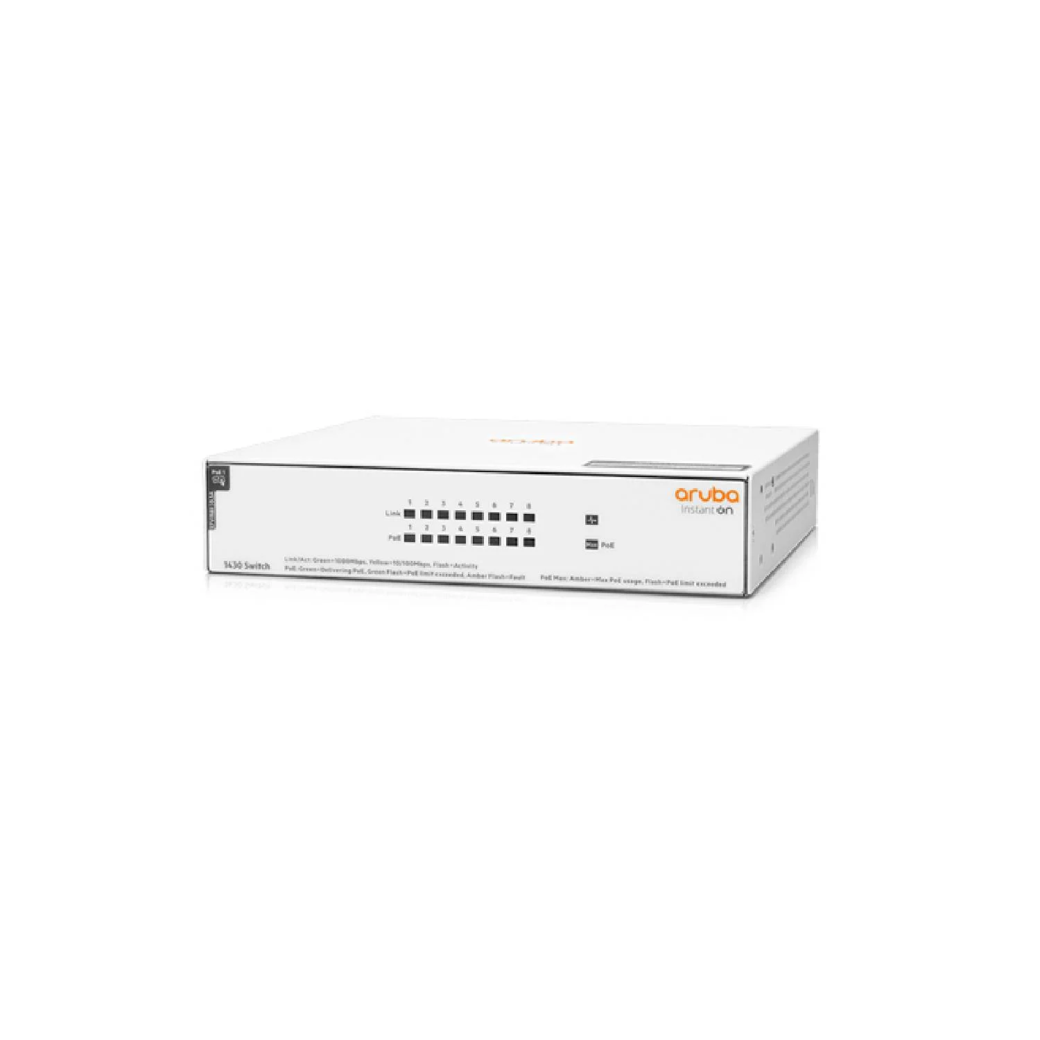 Aruba Instant On 1430 8G Switch | 12W | R8R45A